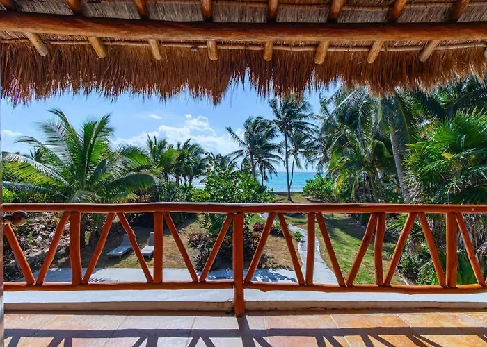 Beachfront With Private Pool Access Balcony With Ocean Views Patio - Belleza Tulum